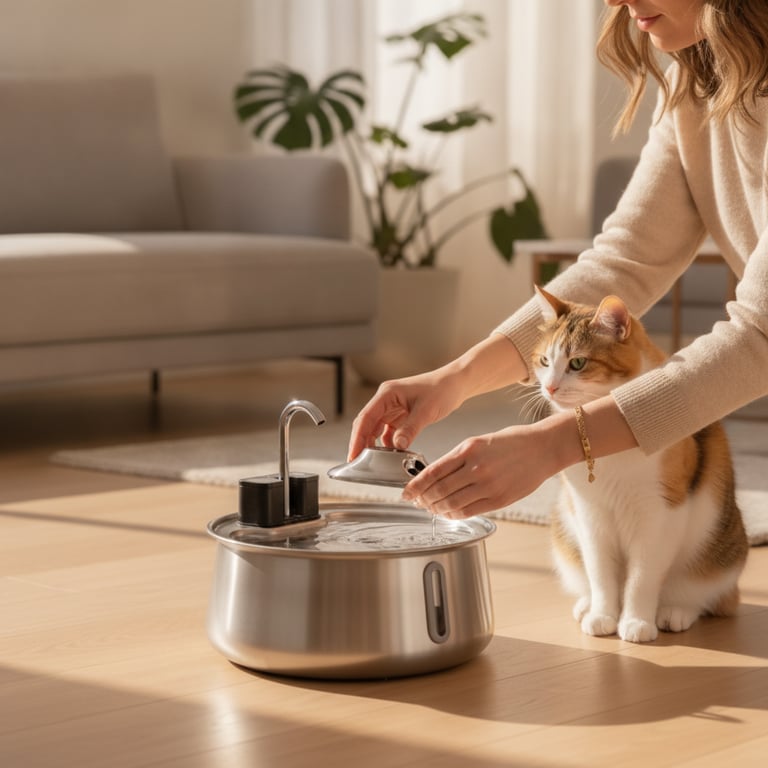 Cat Water Fountain - Image 6